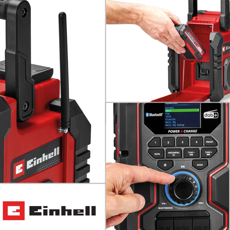 EINHELL Akku-Baustellenradio