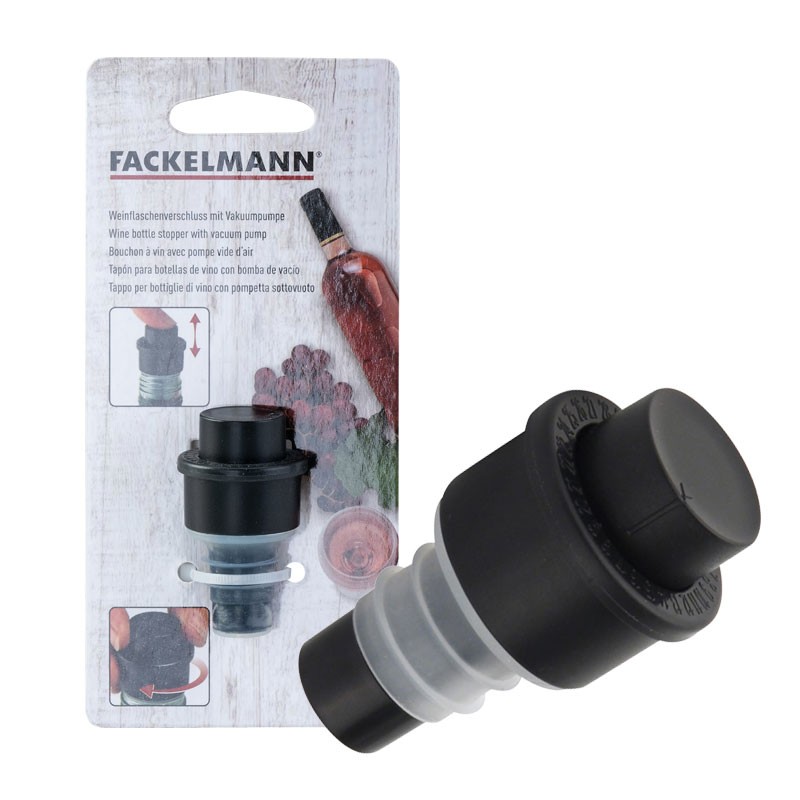 FACKELMANN Wein-Vakuumverschluss s / VE = 4 Stück